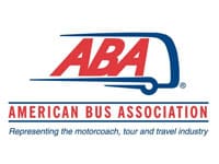 ABA logo - ABA Logo inside simple drawing of a bus