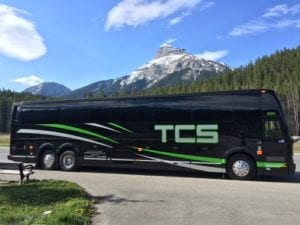 black tcs canada Event Bus Rental for universities and school groups